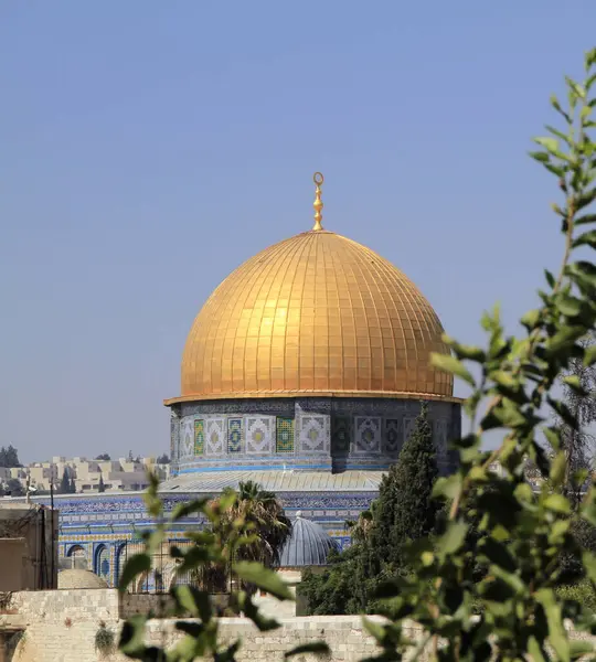 Blick Auf Die Goldene Kuppel Jerusalem Israel — Stockfoto