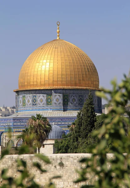 Blick Auf Die Goldene Kuppel Jerusalem Israel — Stockfoto