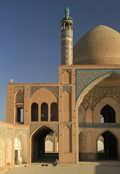 Вид Мечеть Ага Бозорга Кашане Иран — стоковое фото