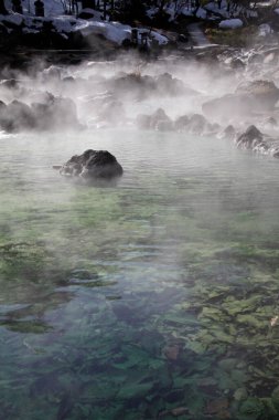 Kusatsu Onsen, Japonya 'da doğal kaplıca