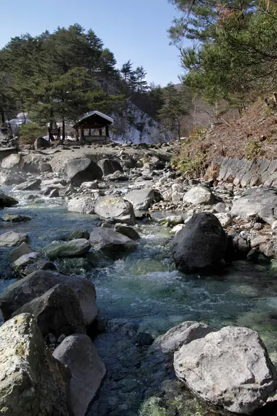 Kusatsu Onsen, Japonya 'da doğal kaplıca