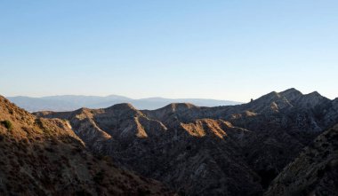 Ed Davis Park Towsley Canyon, California 'da, gün batımında