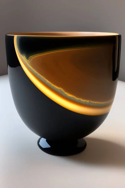 A exquisite ceramic cup with rich details