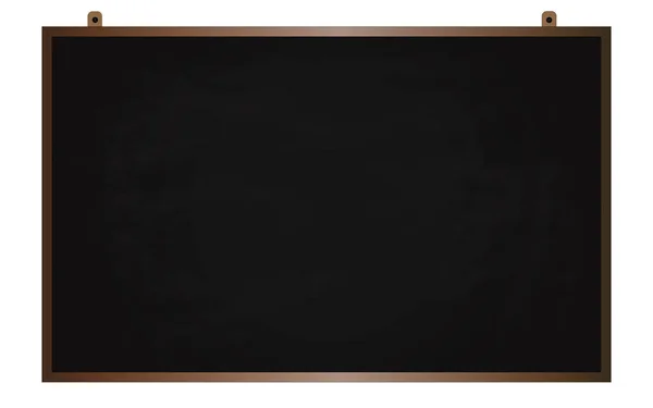 Black Schoolbord Achtergrond Vectorillustratie — Stockvector