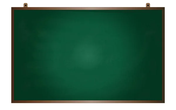 Green Chalkboard Background Texture Vector Illustration Learning Concept — Stock Vector