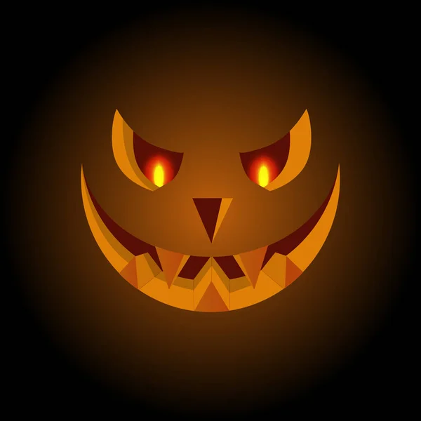 Monsterljusbubbla Halloween Tecken Illustration — Stock vektor