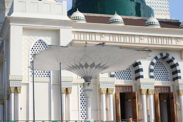 Giant Parasol Great Madaniyah Mosque Karanganyar Indonesia — Stock Photo, Image