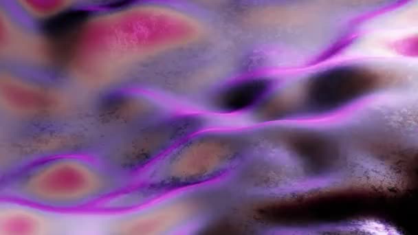 Абстрактный Фон Магическими Жидкостными Гипнотическими Линиями Волнами Изогнутые Формы Вихревой — стоковое видео