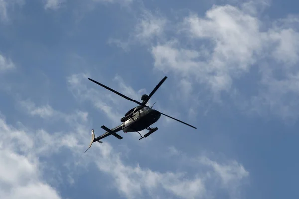 Салоники Греция Октября 2022 Вертолет Kiowa Warrior Время Авиашоу Самолет — стоковое фото