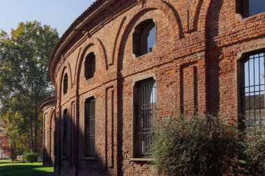 Milan, Italy Rotonda della Besana - Complesso di San Michele ai Nuovi Sepolcri late baroque building complex exterior.