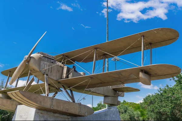 리스본 포르투갈 2018 최초의 기념비가 1922 포르투갈의 비행사 사카두라 카브랄에 — 스톡 사진