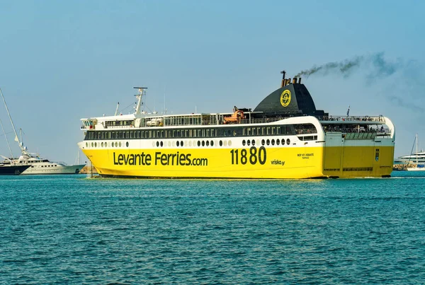 Zakynthos Grécia Julho 2021 Fior Levante Levante Ferries Barco Passageiros — Fotografia de Stock