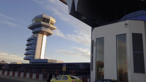 Bukurešť Rumunsko Října 2023 Henri Coanda Otopeni Mezinárodní Letiště Přílety — Stock video