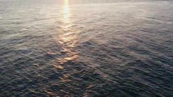Zonsondergang Zwarte Zee Van Abchazië Hoge Kwaliteit Beeldmateriaal — Stockvideo