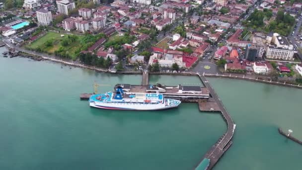 Sukhumi City Drone Footage High Quality Footage — Stock Video