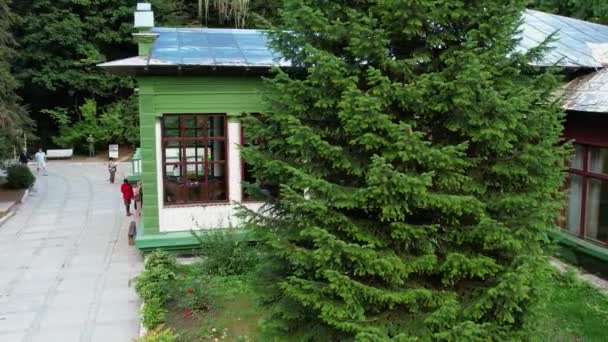 Stalins House Abkhazia Sul Lago Ritsa Filmati Alta Qualità — Video Stock