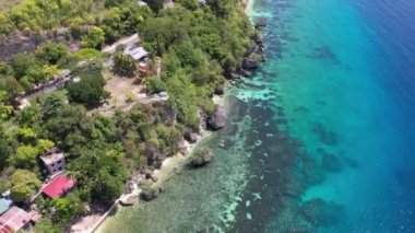 Okyanusta tekneleri olan balina köpekbalıkları bir drondan çekim yapıyor. Yüksek kaliteli 4K görüntüler mavi okyanus bir çok balina köpekbalığı ve insanların köpekbalıklarını beslediği tekneler. Filipinler oslob balina köpekbalıkları izliyor. 