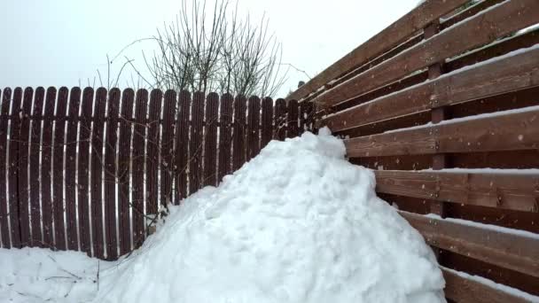 Time Lapse Sneeuw Verwijdering Hoge Kwaliteit Beeldmateriaal — Stockvideo