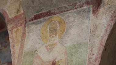 Türkiye 'nin Demre kentindeki Aziz Niklas Ortodoks Kilisesi' nin kalıntıları. Yüksek kalite 4k görüntü