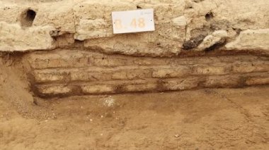 Türkiye 'deki dünyanın en eski kenti CatalHoyuk Müzesi. Yüksek kalite 4k görüntü