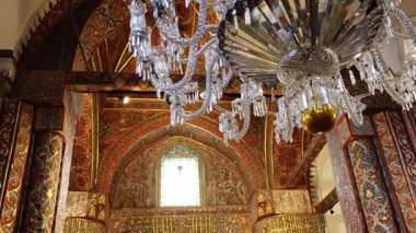 Türkiye 'nin Konya kentindeki Mevlana Müzesi. Yüksek kalite 4k görüntü