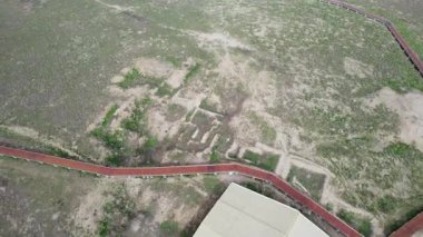 CatalHoyuk, gezegendeki en eski şehirdir. İnsansız hava aracından yakalanmıştır. Yüksek kalite 4k görüntü