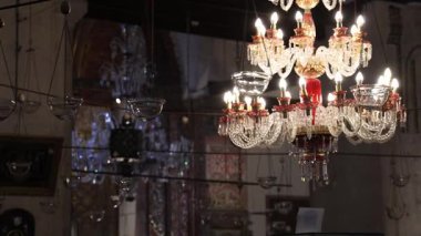 Türkiye 'nin Konya kentindeki Mevlana Müzesi. Yüksek kalite 4k görüntü