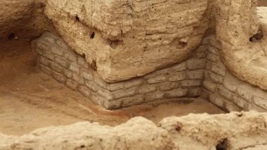Türkiye 'deki dünyanın en eski kenti CatalHoyuk Müzesi. Yüksek kalite 4k görüntü