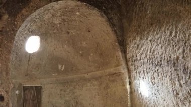 Kapadokya 'daki Antik Mağara Ortodoks Kiliseleri. Yüksek kalite 4k görüntü