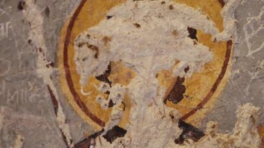 Kapadokya 'daki Antik Mağara Ortodoks Kiliseleri. Yüksek kalite 4k görüntü