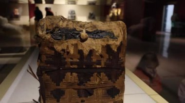 Antik Mısır Hurghada Müzesi 'nde sergiler. Yüksek kalite 4k görüntü