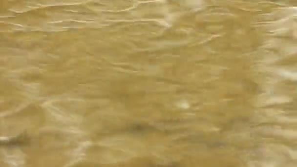 Vlnky Šplouchání Vodě Den Ankaře — Stock video