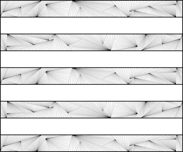 Векторний Безшовний Візерунок Сучасна Стильна Текстура Геометричне Повторення Смугастих Трикутників — стоковий вектор