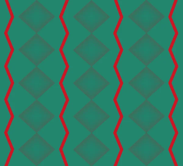 幾何学的なクリスマスの包むペーパー パターン — ストックベクタ