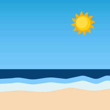 Yaz Gündönümü. Yılın en uzun günü. Yaz gündönümü şablonu, afiş, poster, sosyal medya paylaşımı vs. yaz indirimi pankart, poster, dijital gönderi vs..