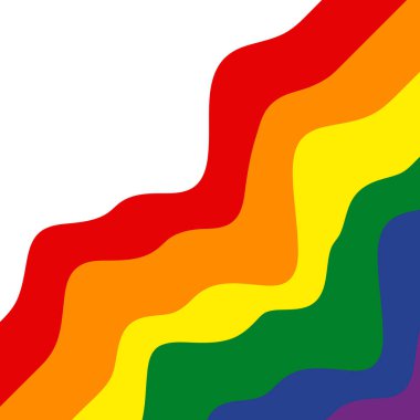 LGBTQ Gurur Renkleri ile kurdele arkaplan, gurur ayı kutlamaları, satır ögesi ile kusursuz desen arkaplan.