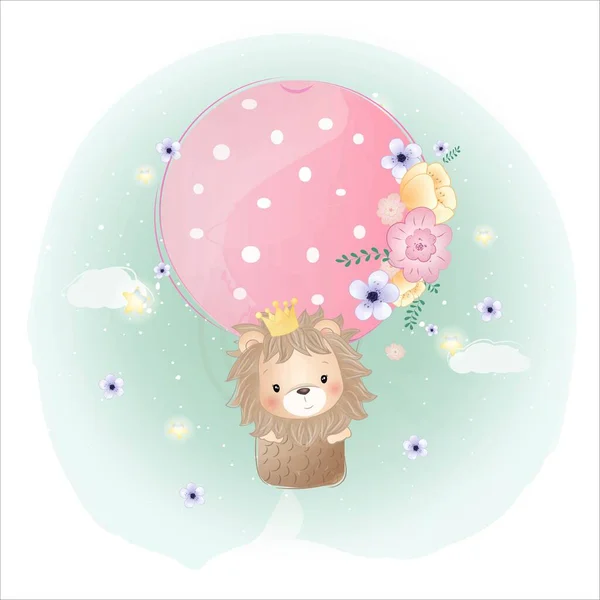 Милые Маленькие Животные Boho Медведь Лиса Очаровательный — стоковый вектор