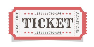 Retro bilet. Bilet seti. Şablon Biletler. Klasik grunge biletleri ve kupon vektör illüstrasyonları koleksiyonu