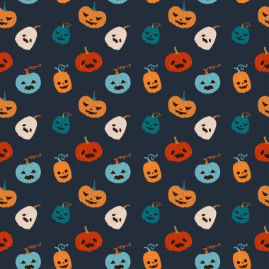 Cadılar Bayramı desenleri tasarım elementleri