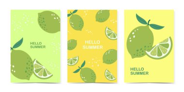 Yaz indirimi afişleri ve posterleri. Web ve sosyal medya afişleri, baskı materyalleri, haber tasarımları, kuponlar, pazarlama için vektör illüstrasyonları