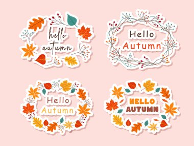 Merhaba sonbahar çıkartmaları.