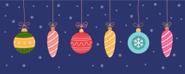 Mutlu Noeller ve mutlu yıllar arkaplanı, tebrik kartı, poster, tatil kapağı. Kusursuz desen