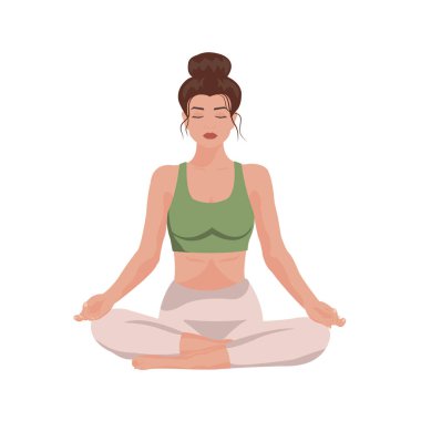 Bereketli bitkiler ve narin çiçeklerle çevrili ve İç Huzur ve Uyum Sağlayan Çeşitli Kadınlar Birlikte Meditasyon Yapıyor
