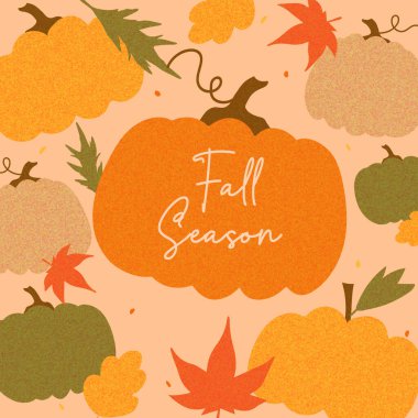 Sonbahar mevsimi yatay arka planı ve parlak sonbahar yaprakları. Satışlar için sonbahar modern sanat minimalist tasarım şablonu, yatay poster, başlık, kapak, sosyal medya, moda reklamları, dekor.