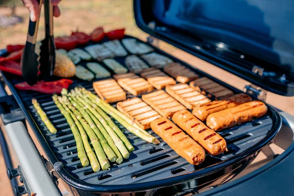 Grill Tofu Vegetables — Stock Photo, Image