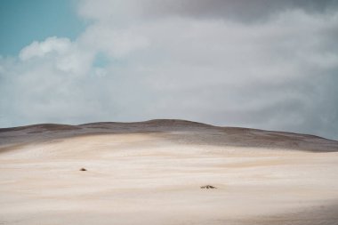 Çöldeki kum tepeleri