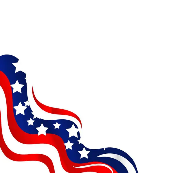 Vereinigte Staaten Von Amerika Usa Flagge Design Hintergrund Uns Flagge — Stockfoto