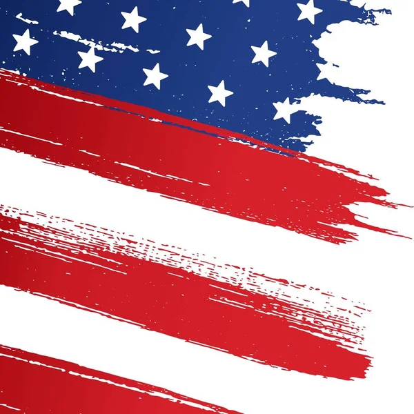 Bandeira Grunge América — Fotografia de Stock