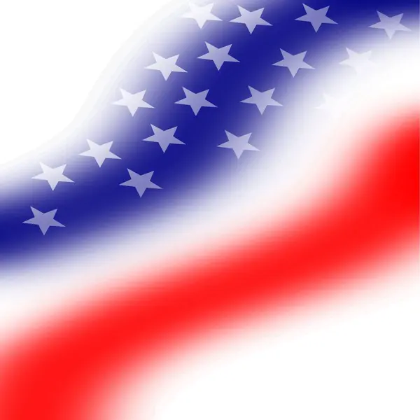 Stati Uniti Bandiera Sventolando Luce Usa Bandiera Sfondo — Foto Stock