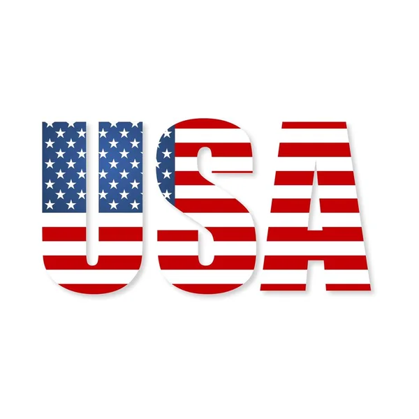 vector graphic illustration of usa flag, USA design in USA flag.